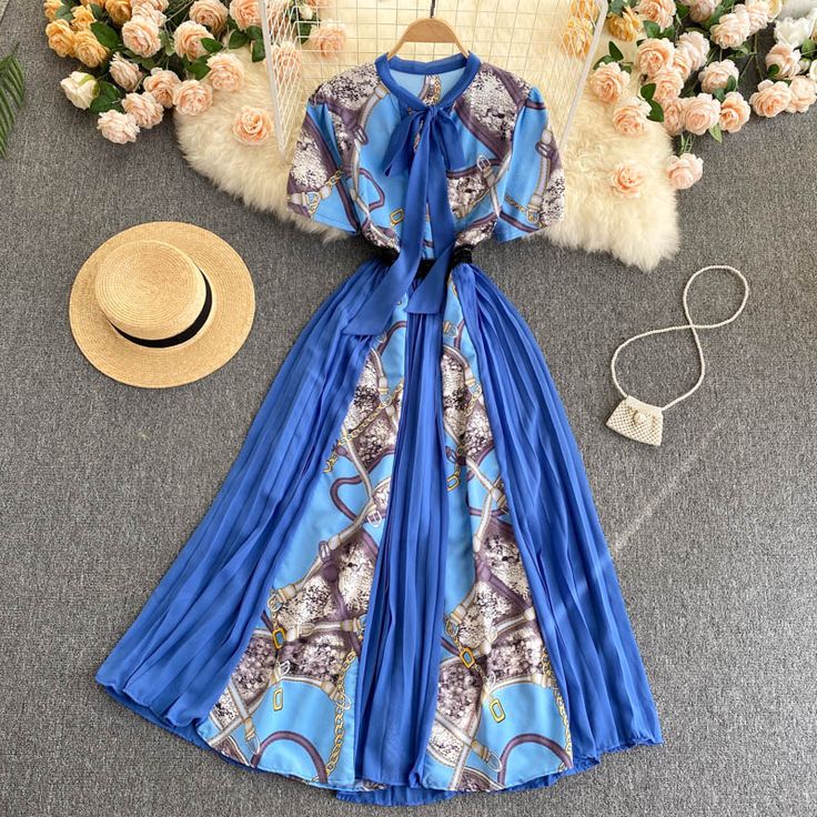 Stylish A line long dress fashion dressMaterial: blendedColor: black, white, blue, red, pink, yellowSize(cm): free sizelength 125 bust 88 waist 66 Blue Chiffon A-line Maxi Dress, Spring Long Pleated Maxi Dress, Pleated Long Maxi Dress For Spring, Long Pleated Summer Dresses, Blue Short Sleeve Pleated Maxi Dress, Blue Long Chiffon Dress, Summer Pleated Long Maxi Dress, Pleated Chiffon A-line Maxi Dress, Blue A-line Chiffon Maxi Dress