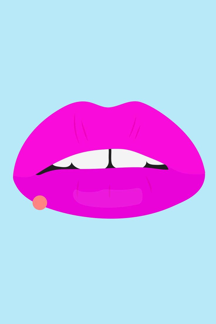 a woman's mouth with pink lipstick on it