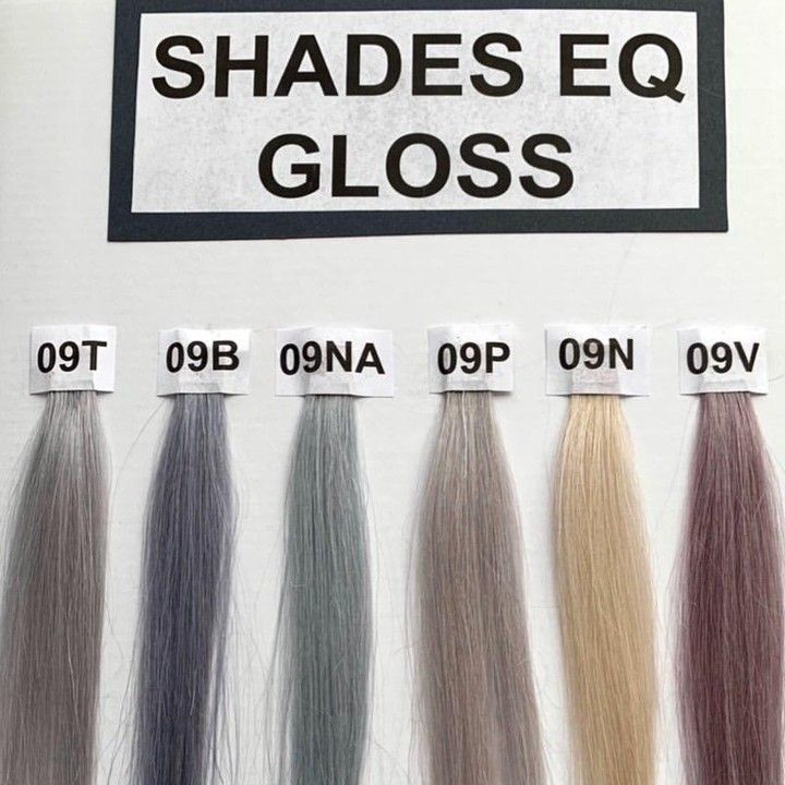 Redken on Instagram: “Shown: some of your favorite Shades EQ Gloss shades on white swatches. Which of these 6️⃣ is your favorite?⁣ ⁣ We asked @tashaparkerhair 🇨🇦…” Balayage Formulas, Bleach Techniques, Toning Bleached Hair, Redken Toner, Redken Formulas, Toner Formulas, Honey Blonde Hair Color, Hair Foils, Redken Hair Color