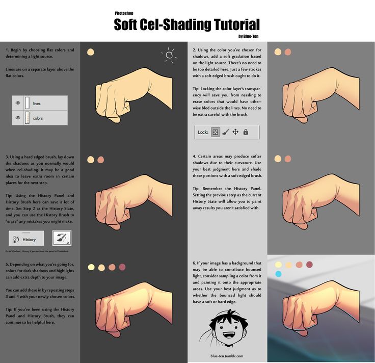 the instructions for how to use soft gel - shading on your hands and fingers