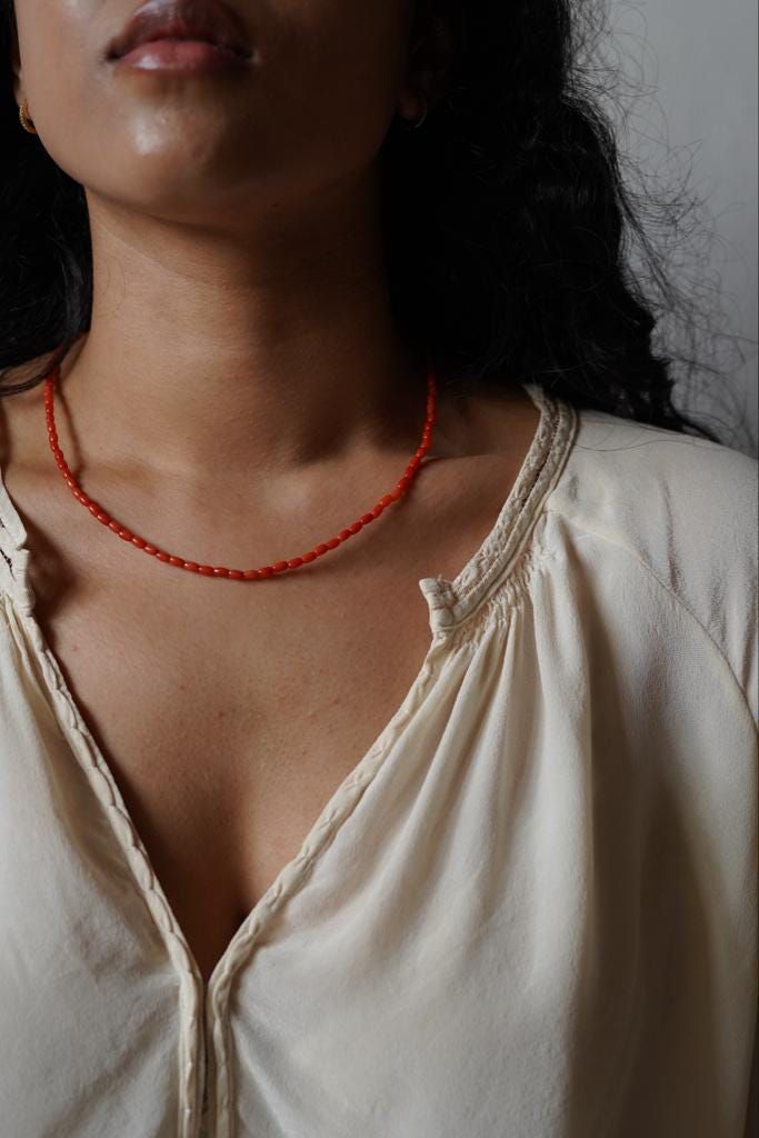 Throughout the world , sea washed coral remnants became amulets and talismans , often for protection. This is a stoke of power but with a strong sense of center and grounding Measurement : 16 inch + 2 inch extender Amulets And Talismans, Coral Beads Necklace, Natural Coral, Coral Necklace, Coral Beads, Charm Necklace, Necklace Etsy, Beaded Necklace, Coral