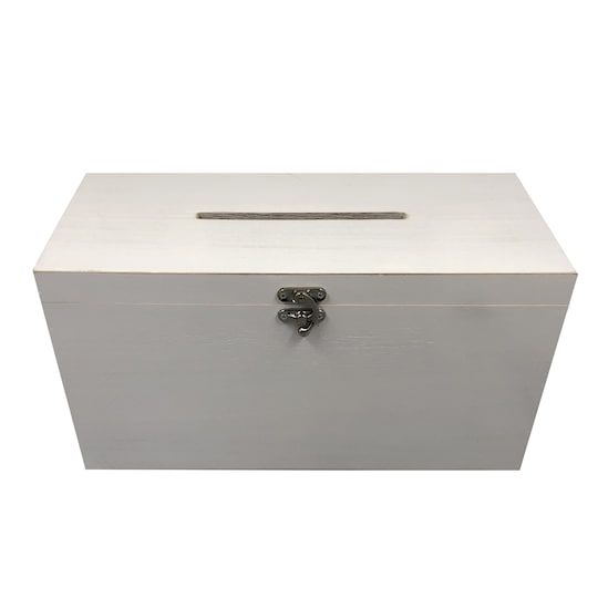 a large white box with a handle on the front and bottom, sitting against a white background