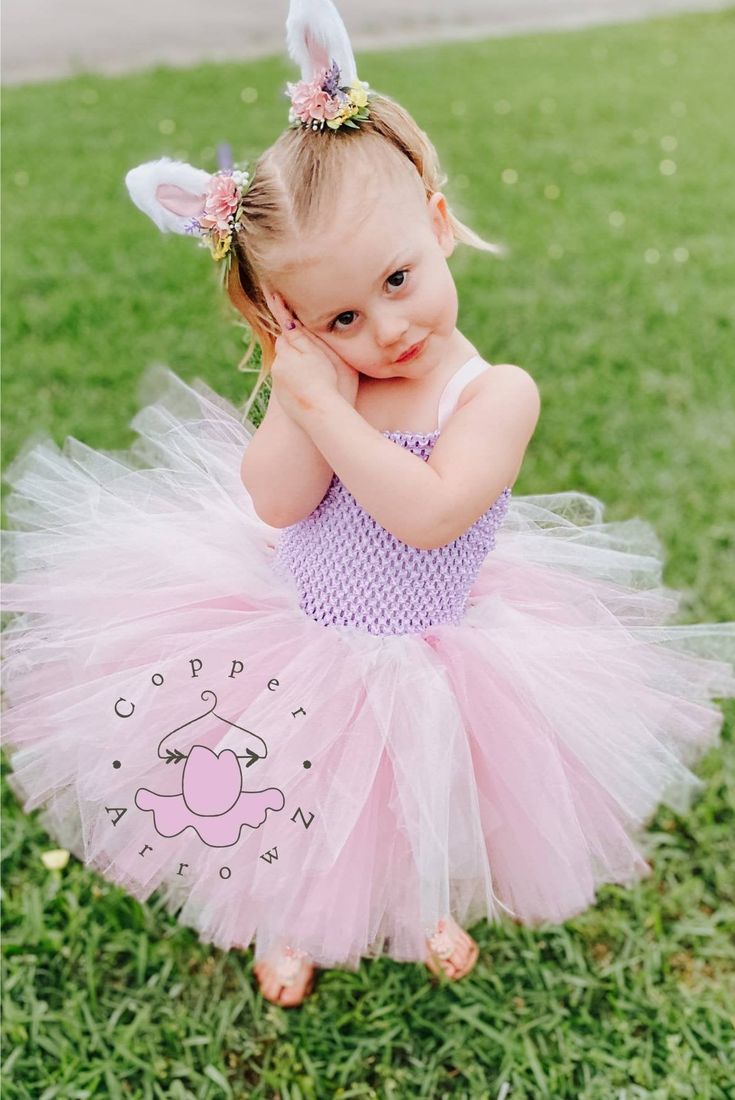 Beautiful purple stretch top with pastel mauve and ivory tulle below. Your little bunny will be the pick of the hunt! Sparkle bunny ears are not included Fully adjustable straps tie in the back - - - - - Follow the latest creations in our Facebook VIP group : https://www.facebook.com/groups/565296100636029/?source_id=1558400910881552 This adorable tutu style dress is perfect for Birthdays, Halloween, or just for dress up. Tutu dresses also photograph beautifully. The 100% Nylon tulle holds its s Summer Ballet Tutu Dress For Dress-up, Spring Fairy Style Tutu Dress With Tulle Skirt, Cute Tutu Dress For Easter Dress-up, Pink Fairy Tutu Dress For Summer, Pink Fairy Style Tutu Dress For Summer, Cute Fitted Summer Tutu Dress, Pink Tutu Dress For Easter Dress-up, Pink Fitted Tutu Dress For Easter, Fitted Pink Tutu Dress For Easter