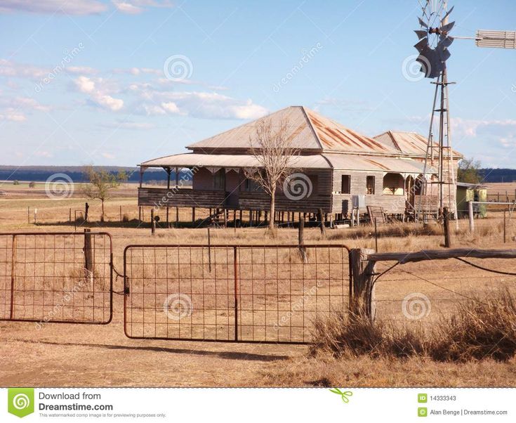 an old farm house in the middle of nowhere