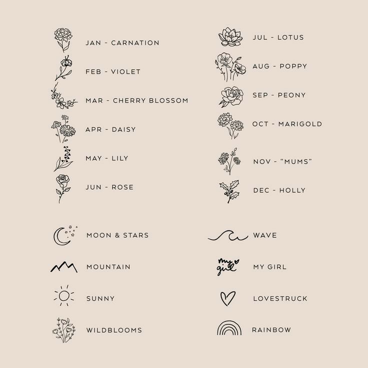 the different flowers are drawn in black and white