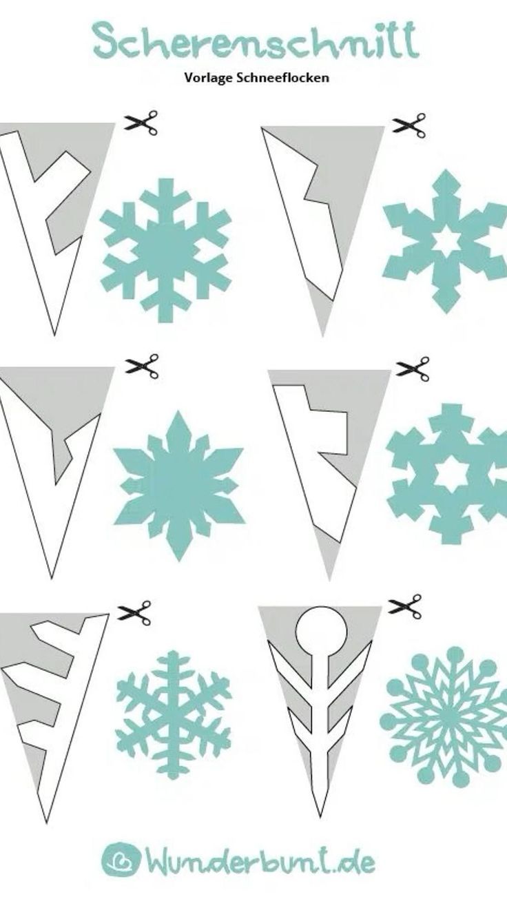 the snowflakes are cut out and ready to be used in this craft project