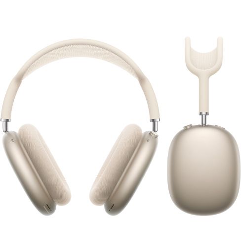 an image of headphones with microphone attached to the headset and earbuds