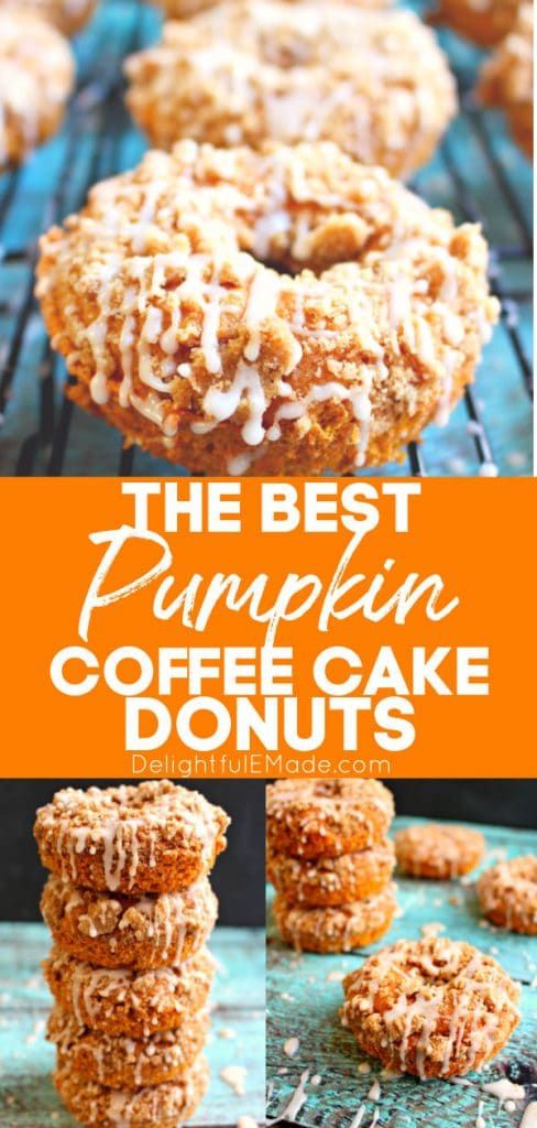 the best pumpkin coffee cake donuts