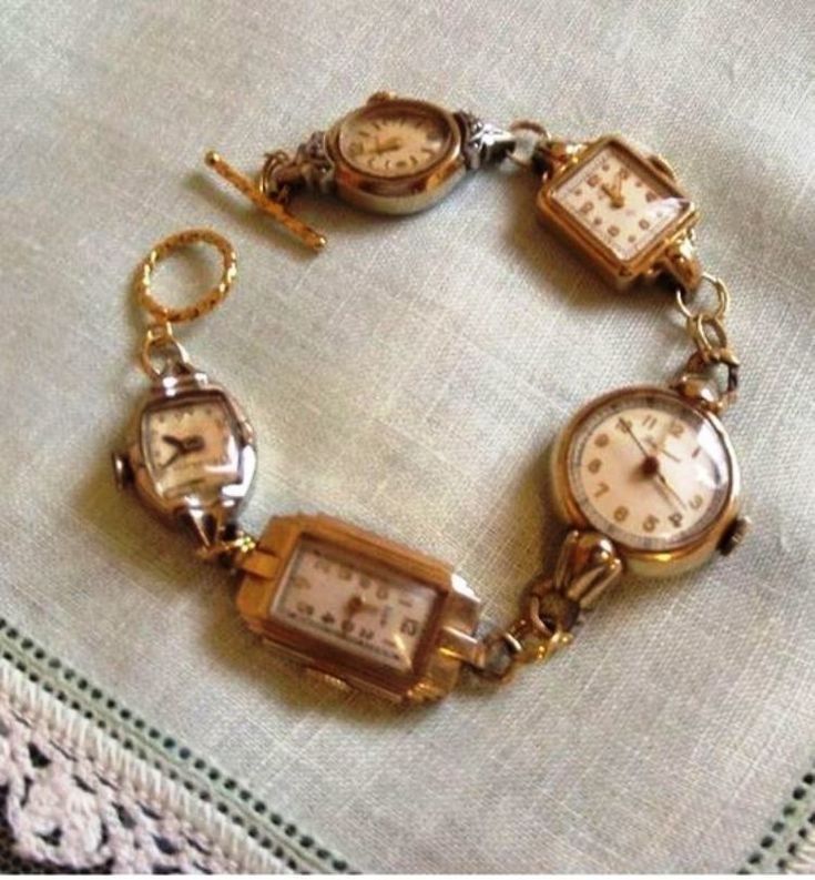 Old Jewelry Crafts, Grandmother Jewelry, Vintage Jewelry Ideas, Vintage Jewelry Repurposed, Antique Watch, Ideas Jewelry, Vintage Jewelry Crafts, Vintage Jewelry Art, Repurposed Jewelry