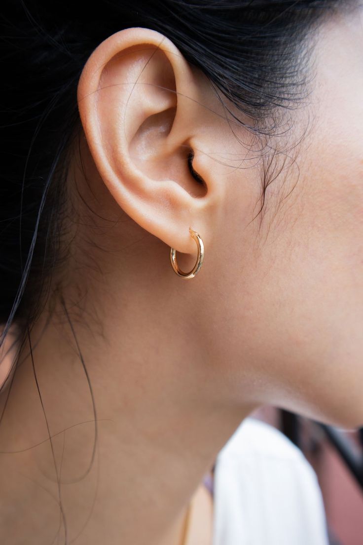 seree-gold-huggie-hoops Small Ring Earrings, Small Round Earrings, Simple Gold Small Hoop Huggie Earrings, Classic Small Hoop Gold Jewelry, Small Golden Hoop Earrings, Timeless Small Hoop Earrings, Sleek Gold Earrings, Small Hoop Earrings Aesthetic, Gold-tone Small Hoop Huggie Earrings