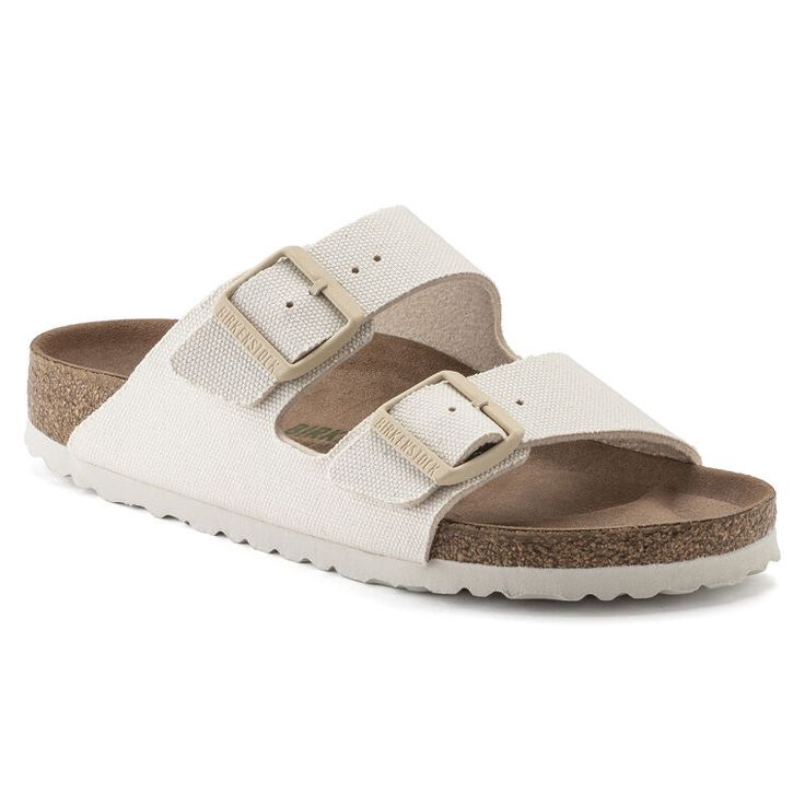 Arizona Vegan Vegan Birkenstock, Birkenstock Styles, Birkenstock Style, Canvas Sandals, Outfits Jewelry, Birkenstock Women, Youth Shoes, Calf Muscles, Birkenstock Sandals