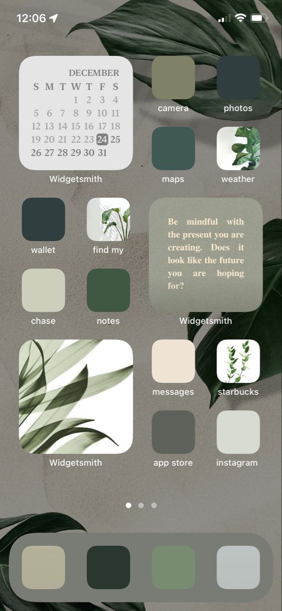 the color scheme for an iphone phone is shown in shades of gray, green and white