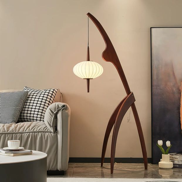 WOODEN FLOOR LAMP MANTIS Ikea Floor Lamp, Floor Lamp Vintage, Lamp Ikea, Wooden Floor Lamp, Floor Lamp Modern, Stylish Floor Lamp, Lighting Living Room, Wooden Floor Lamps, Living Room Lamp