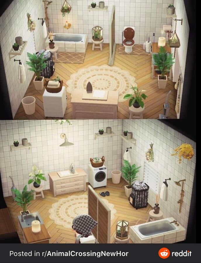 two pictures of the same room with furniture and plants in it, one is empty