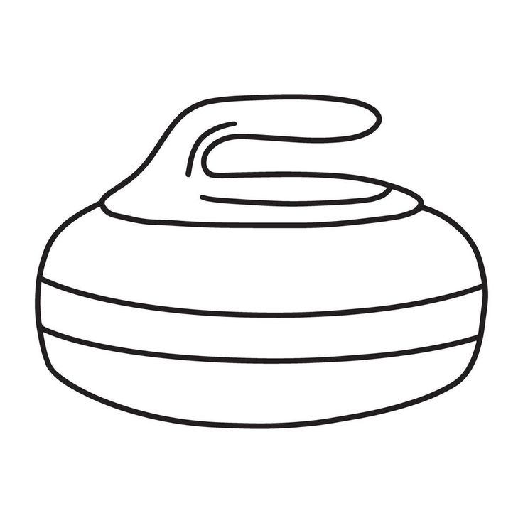 a black and white line drawing of a lid for a jar or container on a white background