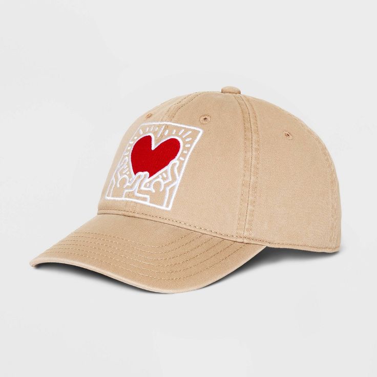 Keith And James Hats Women, Casual Smiley Face Hat With Curved Brim, Retro Baseball Cap With Graphic Print, Casual Trucker Hat With Smiley Face, Keith Haring Clothing, Keith Haring Heart, Joggers Jeans, Keith Haring, Same Day Delivery