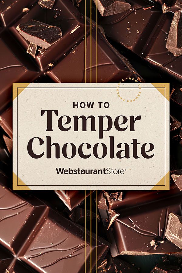 a pile of chocolate with the words how to temper chocolate