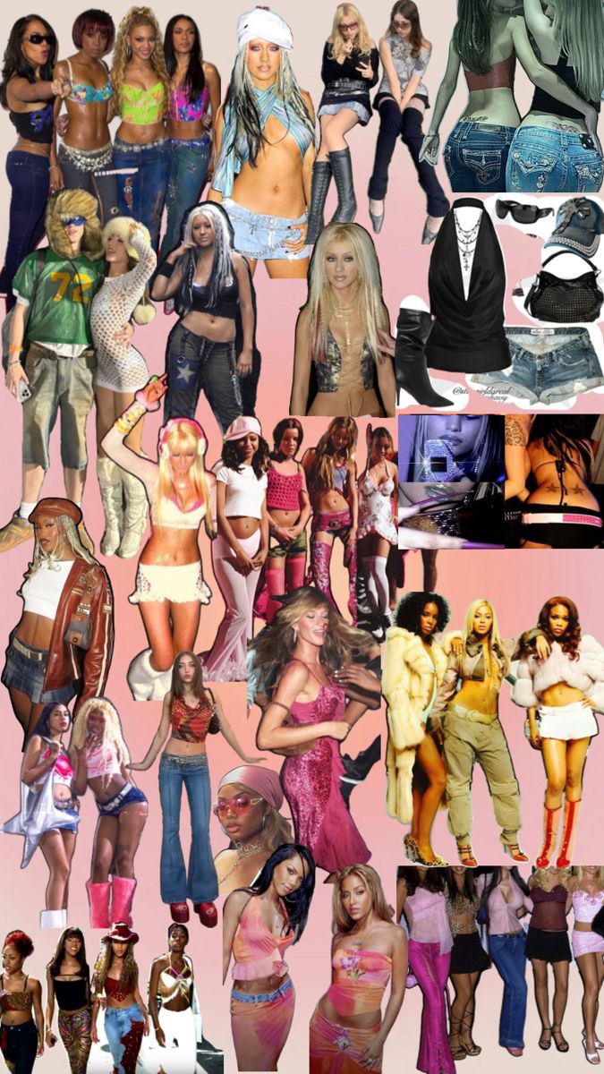 Collage Party Outfit, 2000s Girl Aesthetic, 2000 Theme Party Outfits, 2000s Aesthetic Party, Y2k Theme Party Outfit, 2000s Party Outfits, 2000s Fashion Outfits Party, 00s Party, 2000s Fashion Inspiration