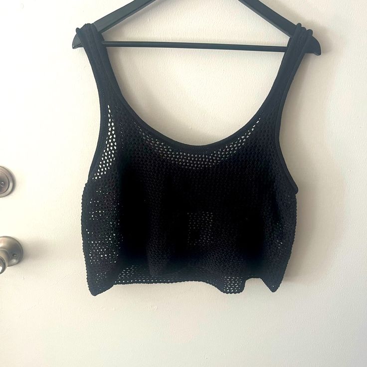 Never Worn Before And Tags Still Attached. Black Knitted Material. Items Have Been Around Animals. Items Will Be Taken To Goodwill On Sunday 11/26/23. If You Are Interested In An Item, Feel Free To Send An Offer. Items Will Be Negotiable. Textured Knit Crop Top For Summer, Casual Black Knit Top For Day Out, Black Knit Tank Top For The Beach, Black Knit Tank Top For Beach, Black Cropped Open Knit Top, Black Open Knit Cropped Tops, Casual Stretch Crop Top With Open Knit, Casual Open Knit Stretch Crop Top, Casual Stretch Open Knit Crop Top