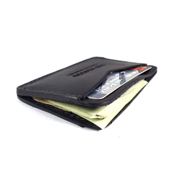 For those who like to keep their wallets in their front pockets. Slim enough to comfortably carry and large enough to fit your essential cards and some cash. Black Bifold Card Holder For Everyday Use, Black Trifold Wallet With Card Slots For Everyday, Everyday Black Trifold Wallet With Card Slots, Black Bifold Card Holder For Everyday Carry, Black Wallets With Card Slots For Everyday Carry, Black Wallets With Card Slots For Everyday, Black Bifold Card Holder With Hidden Phone Sleeve, Black Bifold Card Holder With Phone Sleeve, Black Trifold Wallet With Id Window