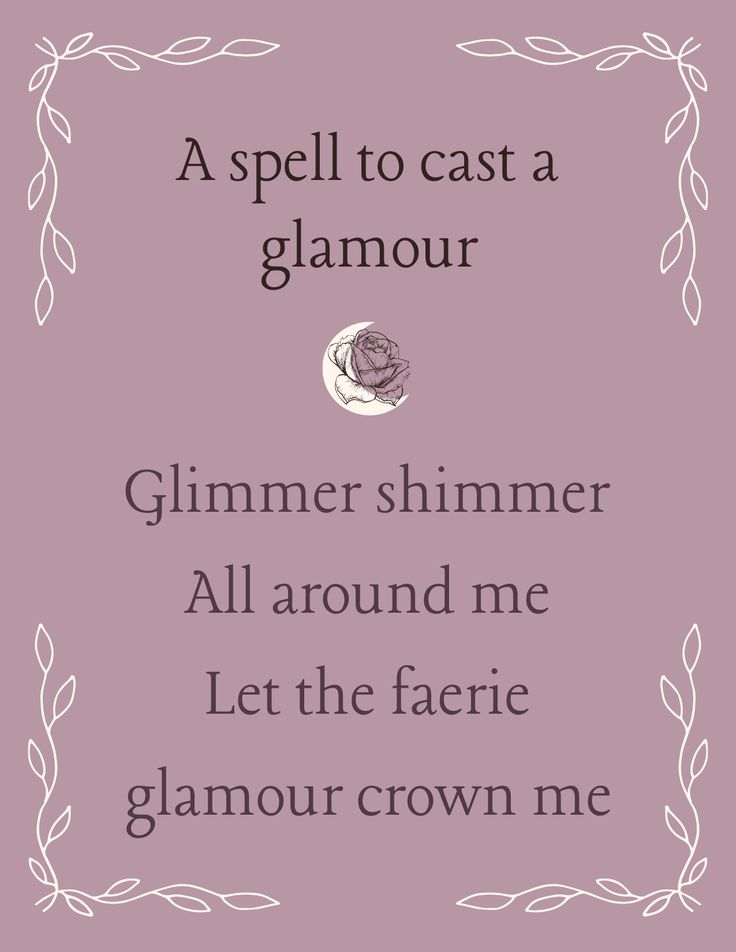 a poem written in black and white on a pink background with the words'a spell to