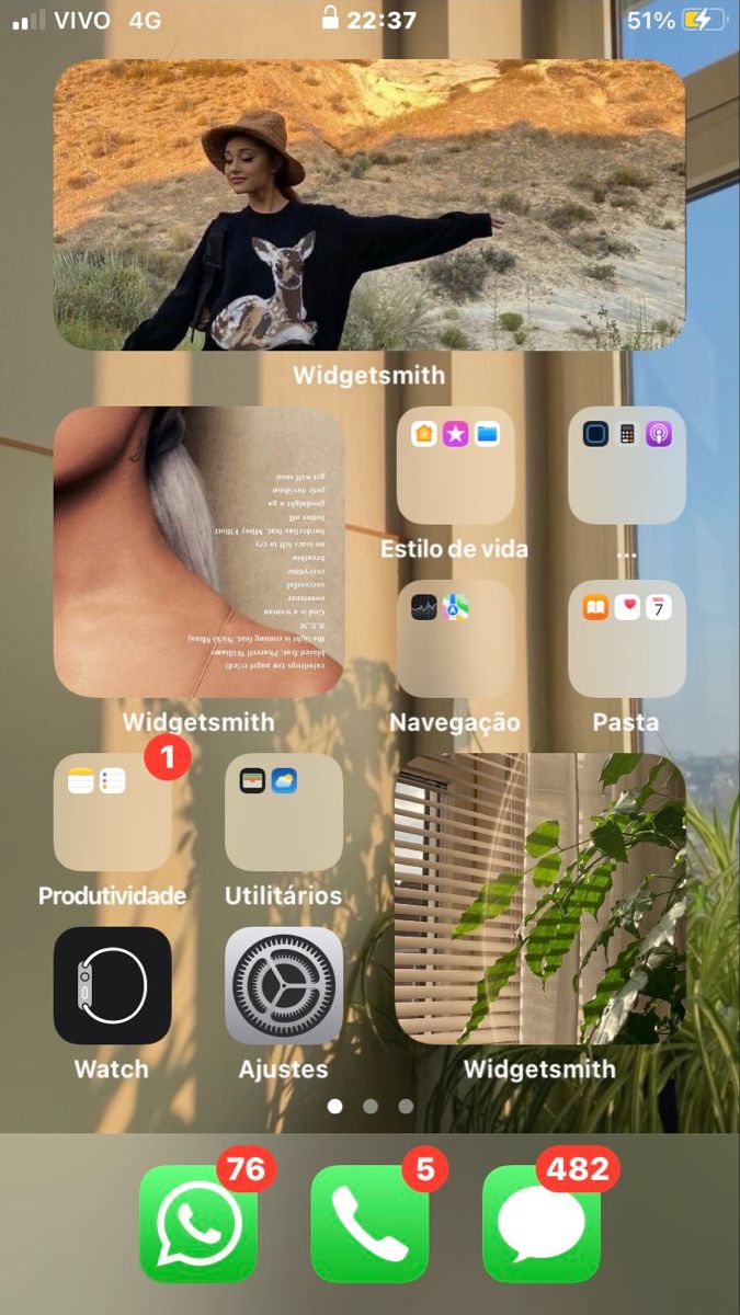 an iphone screen showing the home screen with icons on it and other things to see