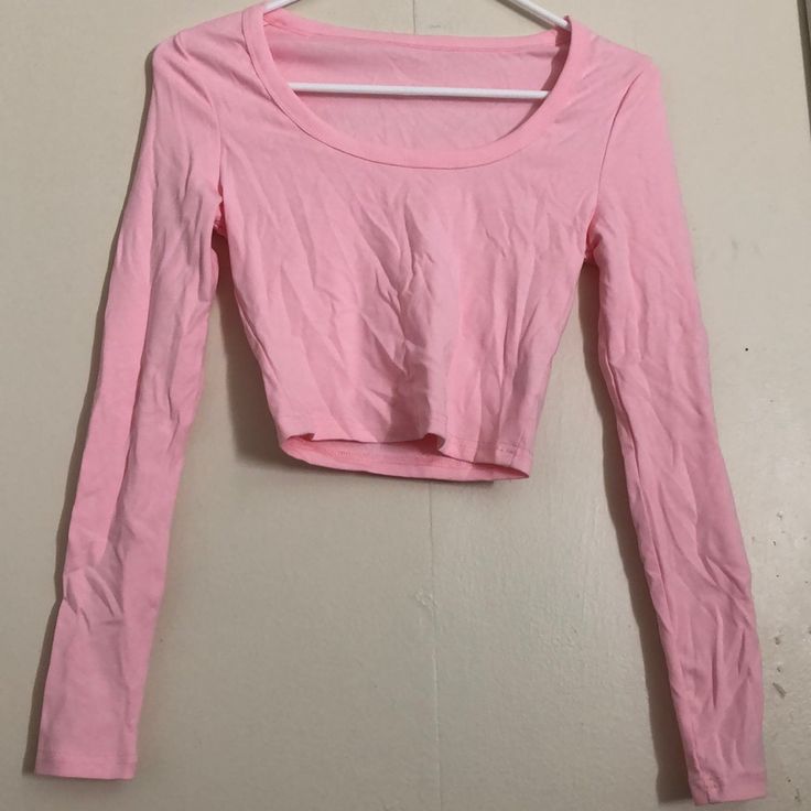 Shein Light Pink Crop Top Condition: Brand New Size: Xs #Croptop #Pink #Summer Cheap Pink Shirt For Daywear, Pink Cropped Tops For Spring, Pink Cropped Crop Top For Spring, Pink Long Sleeve Crop Top For Spring, Pink Fitted Crop Top For Spring, Spring Pink Long Sleeve Crop Top, Long Sleeve Pink Crop Top For Summer, Spring Long Sleeve Pink Crop Top, Trendy Cropped Pink Tops