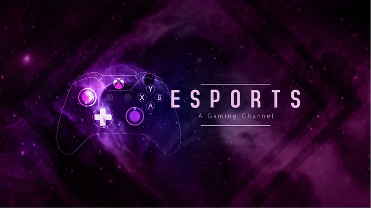 the logo for esports's video game console, which is purple and black