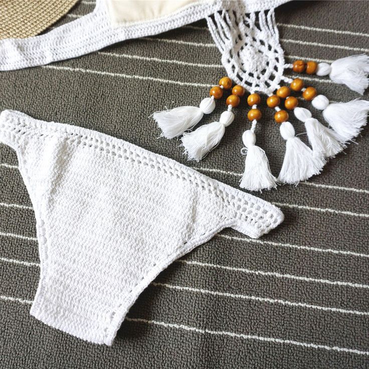 FREE Shipping Worldiwde: Show off some skin and look gorgeous all summer long in this cute Handmade Bohemian Crochet Bikini Set! Made from ultra-smooth fabric for the best fit possible. Fits true to size, take your normal size *Please Note: Sale only available while stocks last! Very limited stock. Why shop with us? ✓ Over 40,000+ Happy customers! ✓ 30 Day money back guarantee ✓ Tracking number for every order ✓ Encrypted SSL for 100% protection ✓ Real people on our support team Shipping & Handl