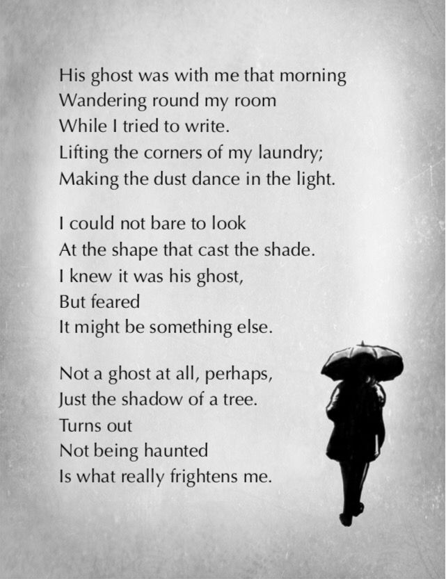 a poem written in black and white with an image of a woman holding an umbrella