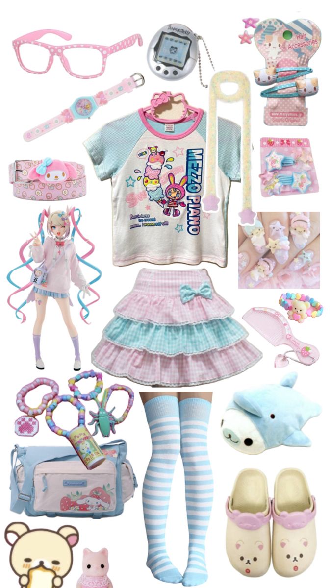 #kawaii #kawaiicore #jojifuku #cutecore #cute #outfit #cutecoreoutfit Cute Core Outfit, Cutecore Outfit, Cute Kawaii Outfits, Fairy Kei Fashion, Kawaii Outfit Ideas, Cute Core, Silly Clothes, Kei Fashion, Harajuku Outfits