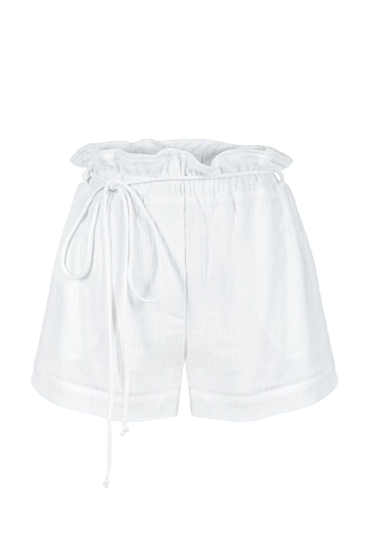 Final Sale - NO RETURN The June Short White is a true vacation choice. This effortless beach short is made from %100 cotton in a loose and breezy pajama-style shape. Luxe, soft fibers and a snug, customizable fit are ideal for wearing on the brunch or during lazy days on the beach. - 100% Turkish cotton- Side pockets- Drawstring waistband; elasticated frilled waist- Inner lining Laptop Tote Bag, Vegan Leather Bag, Resort Collection, Beach Shorts, Swim Accessories, Woven Bag, Swimsuit Cover, Sweatshirt Dress