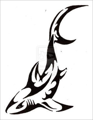 a black and white drawing of a bird with a crescent on it's back