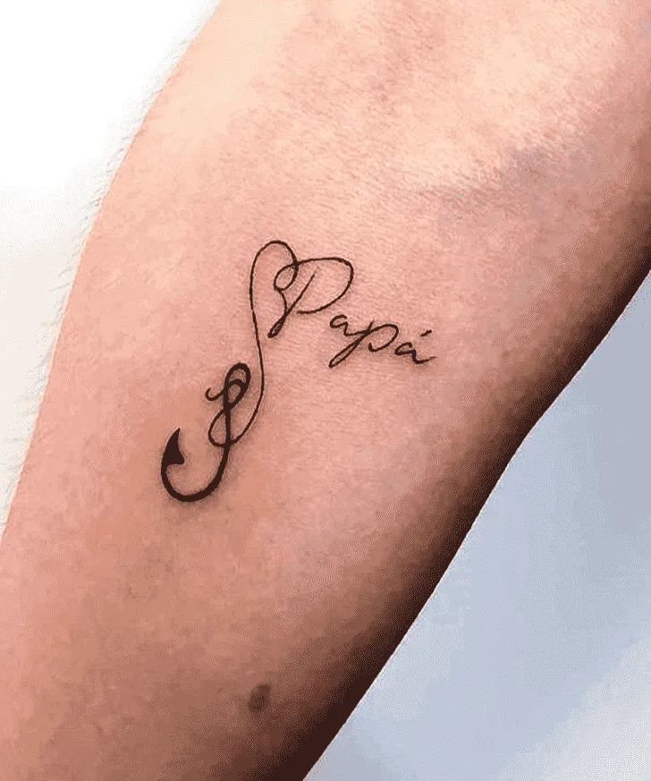 a tattoo with the word peace on it