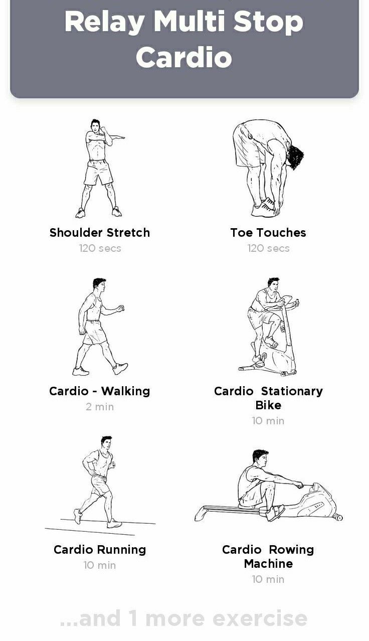 an exercise poster showing how to do the same exercises for each person in this class