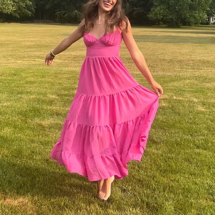 Nwt Princess Polly Joella Dress Dresses Princess Polly, Ruffle Bodycon Dress, Pink Strapless Dress, Dresses Princess, Princess Polly Dresses, Polly Dress, Bow Detail Dress, Fitted Skirt, Polo Dress