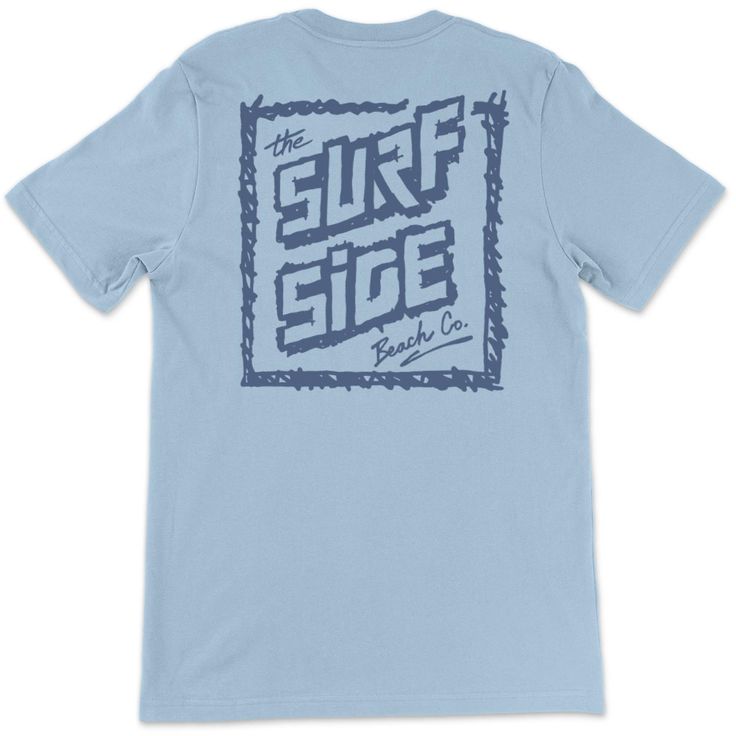 Torquay, Trestles, Hossegor... Surfside Beach?! Sounds good to us! We don't make wetsuits, but we still like to lean on the world's most iconic surf brands. Casual Short Sleeve T-shirt For Water Sports, Summer Water Sports Short Sleeve T-shirt, Blue Crew Neck Tops For Water Sports, Casual Short Sleeve Tops For Water Sports, Short Sleeve Graphic Print Tops For Water Sports, Casual Crew Neck T-shirt For Water Sports, Blue Relaxed Fit Surfing T-shirt, Graphic Print Crew Neck Top For Water Sports, Blue Short Sleeve Tops For Surfing