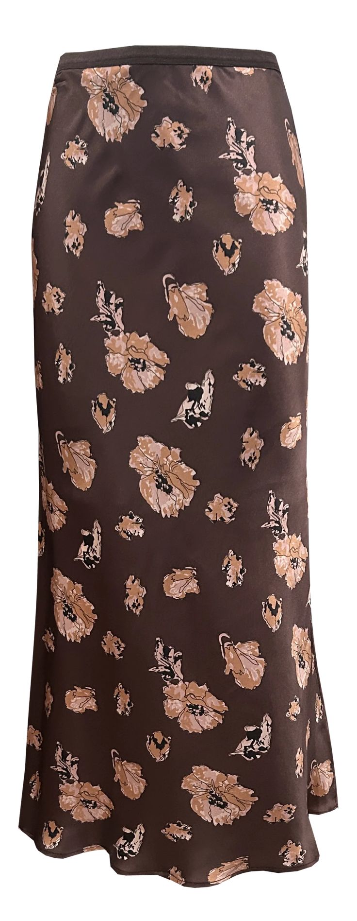 This Printed Long Bias Skirt is made with 100% silk shell and 100% polyester lining, ensuring both luxury and comfort. Its bias cut design creates a flattering and flowy silhouette, while the all-over print adds a touch of elegance. Effortlessly transition from day to night with this versatile and stylish skirt. Bias Skirt, Mini Sales, Shearling Vest, Stylish Skirts, Poncho Cape, Day To Night, Leather Shorts, To Night, Denim Flares