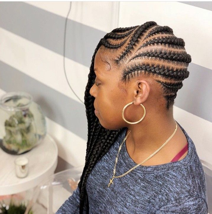 Two Jumbo Braid Ponytail, Lemonade Stitch Braids, Stitch Lemonade Braids, 8 Feed In Braids Hairstyles, 8 Feed In Braids, Lemonade Braids Hairstyles, Feed In Braids, Lemonade Braids, Side Braid Hairstyles