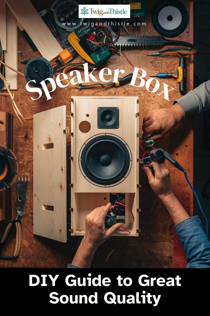 Speaker Box Electronics Projects Diy How To Build, Home Audio System Ideas, Diy Speaker Box Ideas, Speaker Box Design Diy, Portable Speaker Diy, Soundproof Box, Speaker Box Design Diy Bluetooth, Omnidirectional Speakers Diy, Diy Speaker Kits