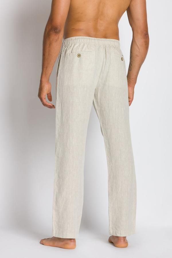 Carter - Men's Linen Pants | Ably Apparel Casual Tapered Leg Pants For Vacation, Wide Leg Bottoms For Summer Casual Gatherings, Linen Straight Leg Bottoms For Vacation, Straight Leg Linen Bottoms For Vacation, Comfortable Tapered Leg Linen Pants, Comfortable Linen Tapered Leg Pants, Casual Linen Pants With Pockets, Casual Linen Straight Leg Bottoms, Casual Straight Leg Linen Pants