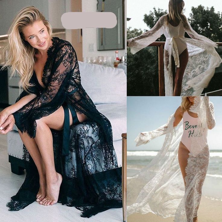 Material: polyesterPattern Type: Solidwhite dress summer cover up: sarong beach wrapsexy beach dresses: swimsuit cover up Beach Cardigan, Bathing Suit Dress, Kimono Blouse, Swimsuit Beach, Black Bathing Suits, Women Swimsuit, Beach Cover Ups, Cover Beachwear, Lace Kimono