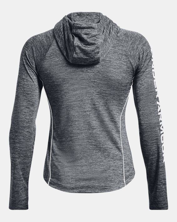 UA Tech™ fabric is quick-drying, ultra-soft & has a more natural feel|Material wicks sweat & dries really fast|Main body fabric contains at least 30% recycled polyester, excluding trims & embellishments Black Activewear With Adjustable Hood For Workout, Technical Gray Activewear With Go-dry Technology, Functional Activewear With Adjustable Hood For Gym, Gray Functional Hoodie For Sports, Functional Hoodie With Adjustable Hood For Workout, Technical Sports Hoodie With Adjustable Hood, Athletic Heather Hoodie For Light Sports, Functional Gym Top With Drawstring Hood, Functional Gym Tops With Drawstring Hood