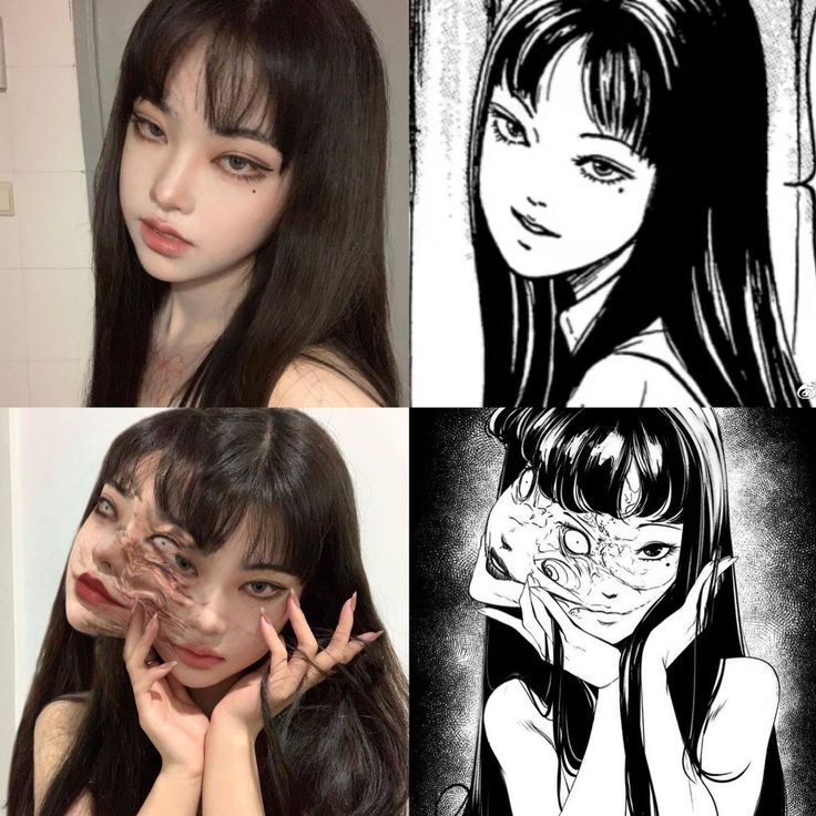 Villain Era Outfits Female, Tomie Junji Ito Cosplay, Tomie Art, Tomie Makeup, Tomie Kawakami, Japanese Horror, Junji Ito, Amazing Cosplay, Dessin Adorable