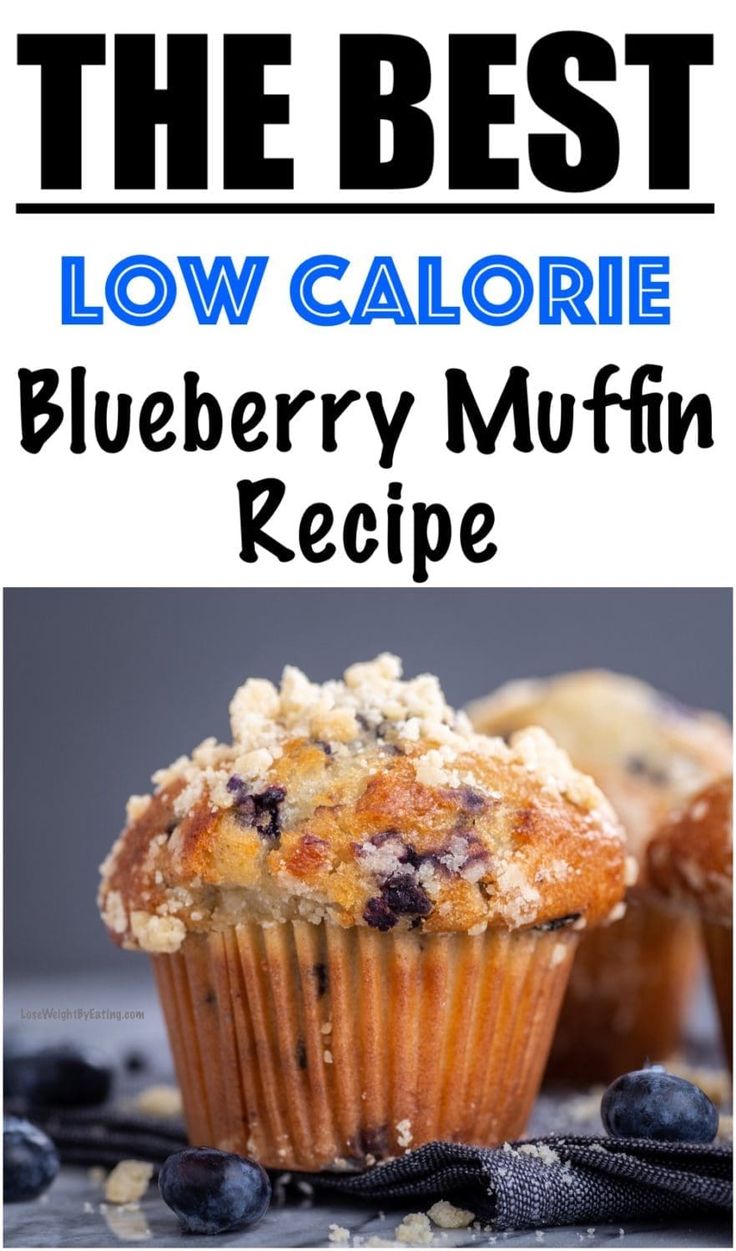 the best low calorie blueberry muffin recipe is in this postcard