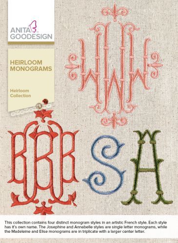 an image of the alphabets and letters in machine embroidery