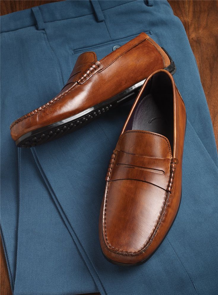 The Leather Driver in Cognac Classic Cognac Slip-on Moccasins, Cognac Leather Moc Toe Loafers, Cognac Leather Moccasins With Leather Sole, Cognac Leather Moccasins For Business, Timeless Brown Semi-formal Moccasins, Classic Cognac Moc Toe Loafers, Classic Cognac Moccasins With Round Toe, Timeless Brown Leather Moccasins, Cognac Loafers With Moc Toe And Leather Sole