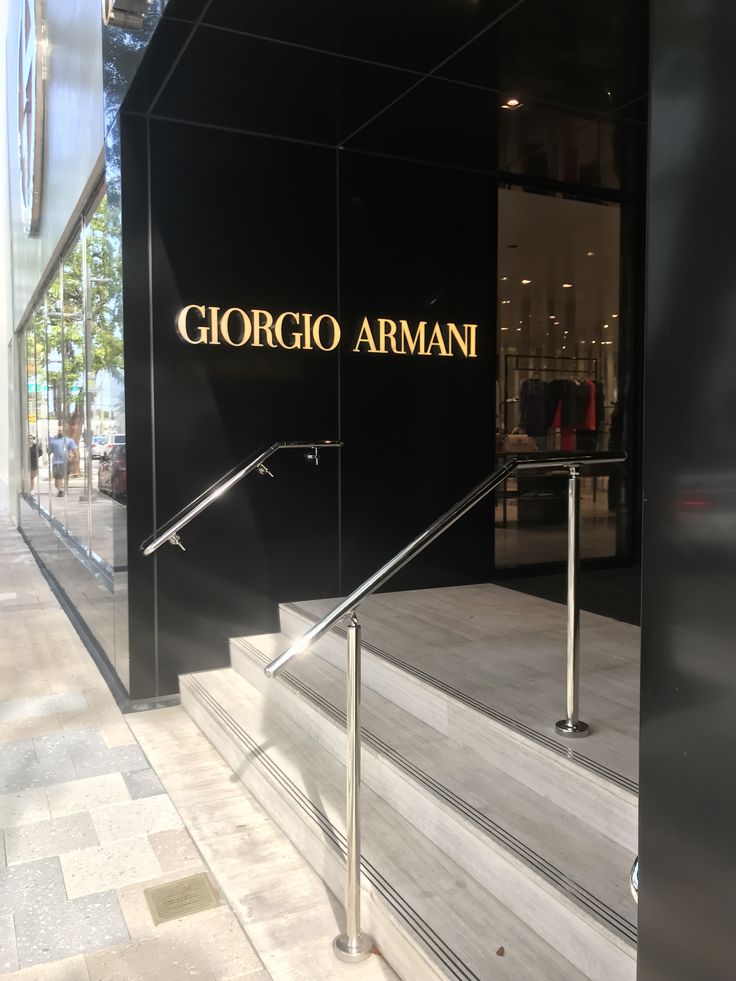 giorgio armani, miami design district Armani Aesthetic Men, Giorgio Armani Aesthetic, Armani Aesthetic, Luxury Brands Aesthetic Wallpaper, Woman Essentials, Armani Core, Giorgio Armani Designer, Armani Shop, Brand Aesthetics