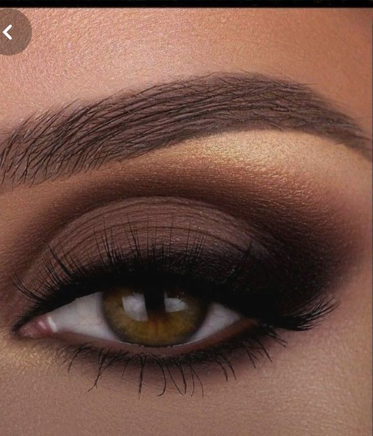 Dark Evening Makeup, Bridesmaid Makeup With Black Dress, Smashbox Punked Palette Looks, Dark Eyeshadow Hooded Eyes, Black Makeup Eyeshadow, Dark Makeup Brown Eyes, Dark Smokey Eye Makeup Brown Eyes, Cool Brown Eyeshadow Looks, Dark Brown Eyeshadow Looks