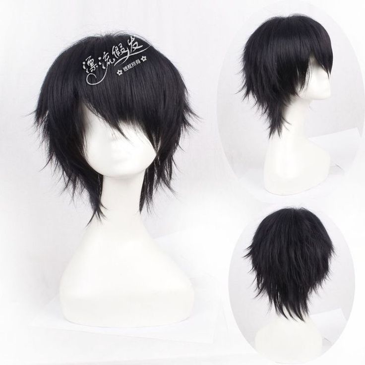 Anime Carnival, Scene Haircuts, Orihara Izaya, Emo Haircuts, Short Scene Hair, Cartoon Cosplay, Party Wig, Hair Inspiration Short, Emo Hair